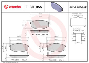 BREMBO p30055