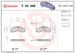 BREMBO p56069