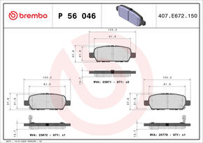 BREMBO p56046