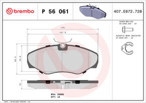 BREMBO p56061