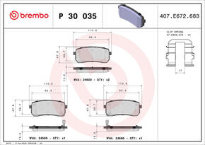 BREMBO p30035