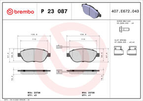 BREMBO p23087