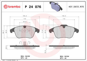 BREMBO p24076