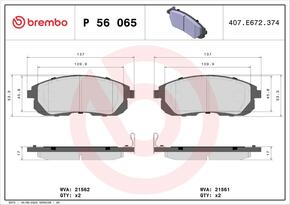 BREMBO p56065