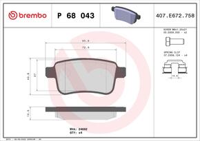 BREMBO p68043