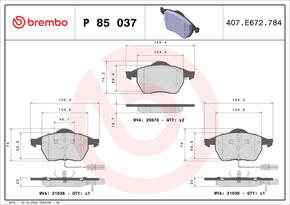 BREMBO p85037