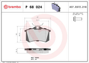BREMBO p68024