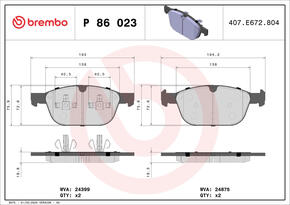 BREMBO p86023