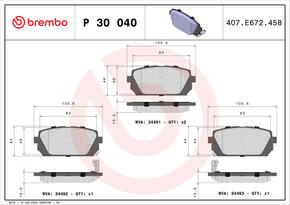 BREMBO p30040