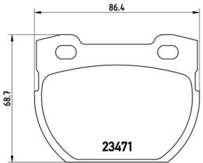 BREMBO p44006