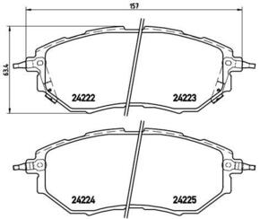 BREMBO p78017