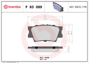BREMBO p83089