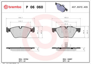 BREMBO p06060